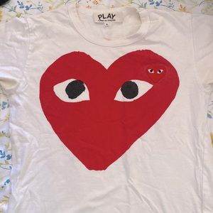 COMME DES GARÇONS PLAY HEART T-SHIRT